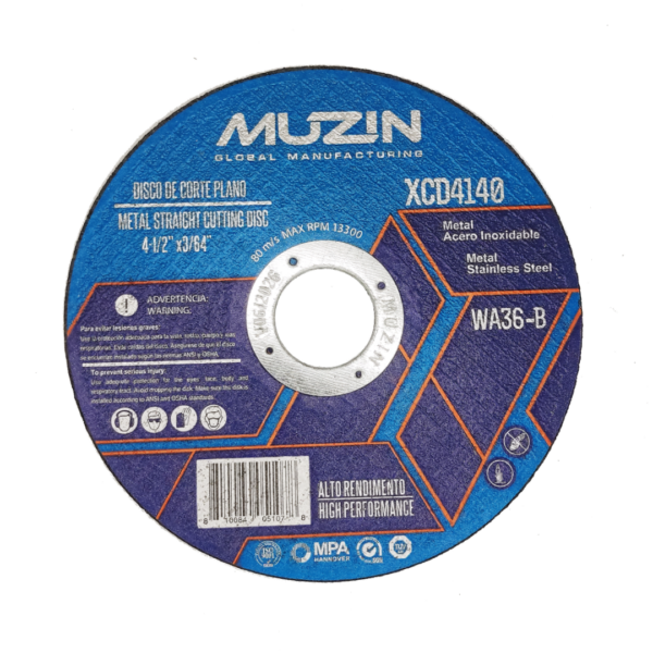 DISCO DE CORTE PLANO PARA METAL EXTRAFINO 4-1 2PULG x 3-64PULGADAS-XCD4140